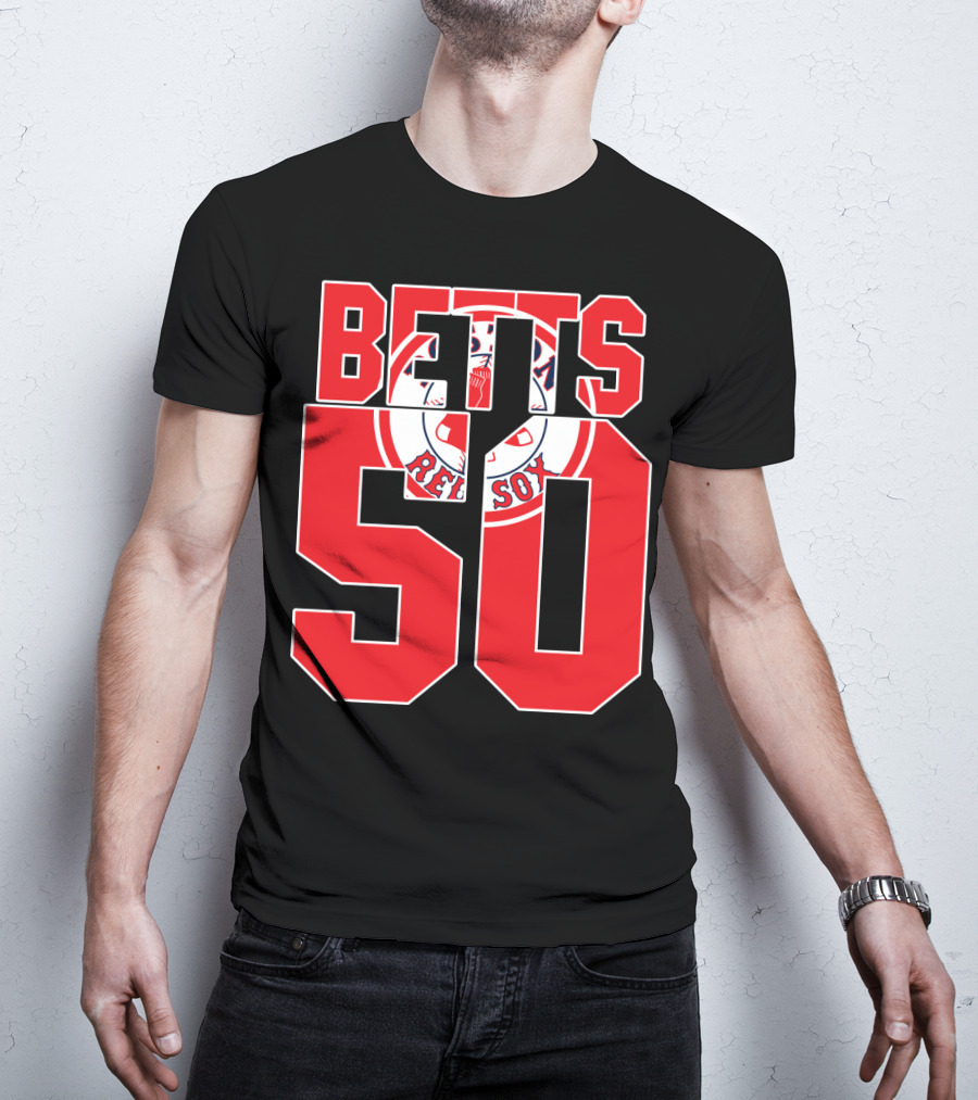 Betts 50 Boston Red Sox T-Shirt