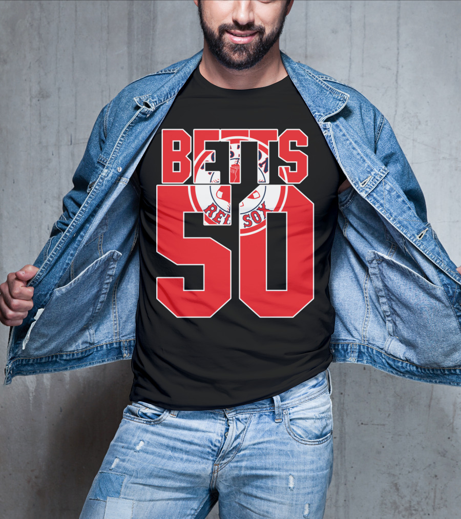 Betts 50 Boston Red Sox T-Shirt