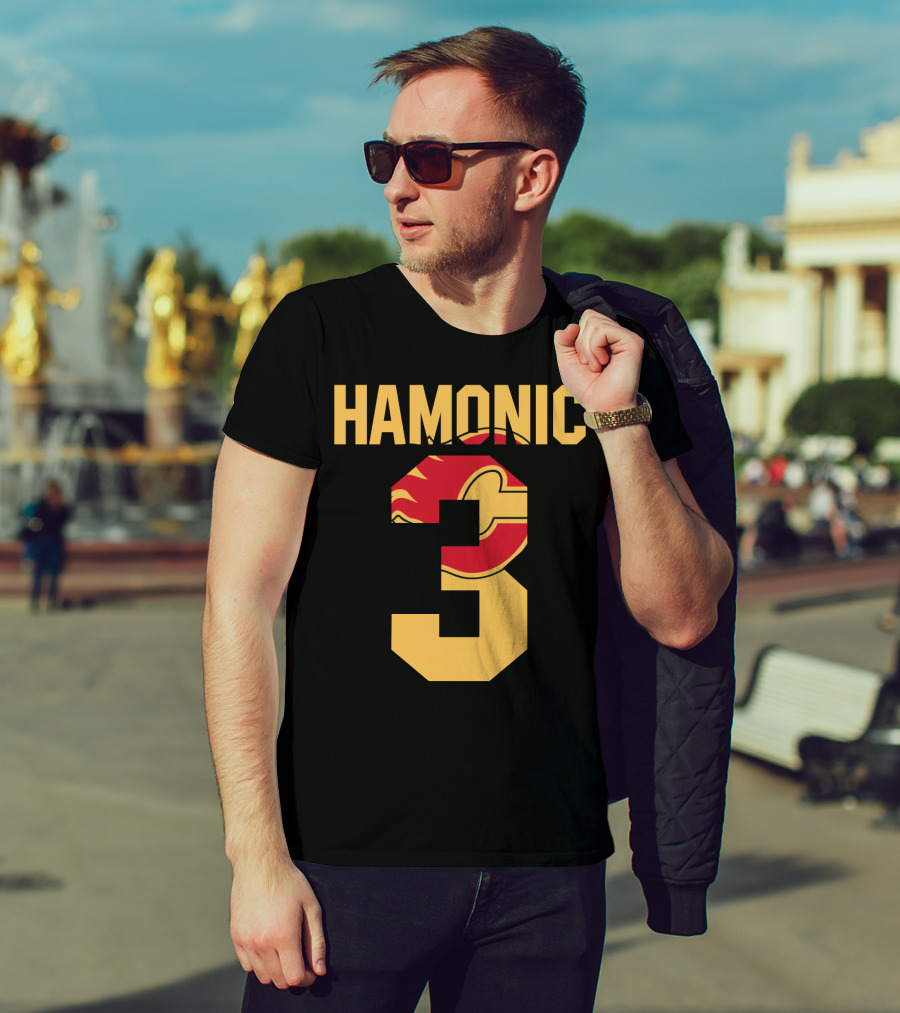 Calgary Flames Hamonic Number 3 NHL Fans Hockey T-Shirt