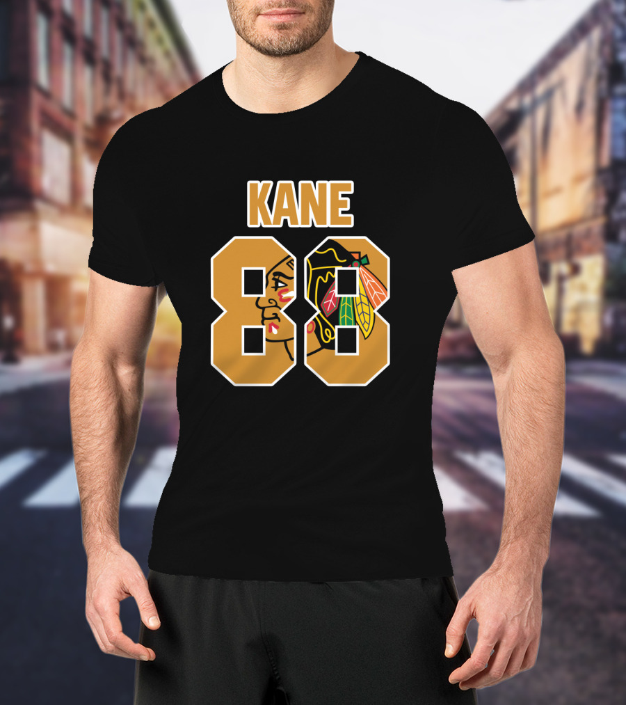 Patrick Kane 88 Chicago Blackhawks NHL Iconic Jersey T-Shirt