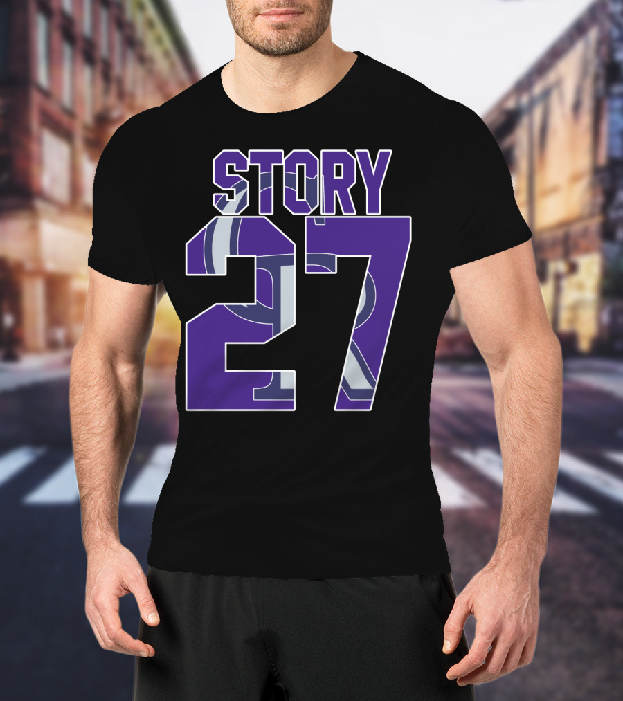 Colorado Rockies Story 27 Player Number T-Shirt