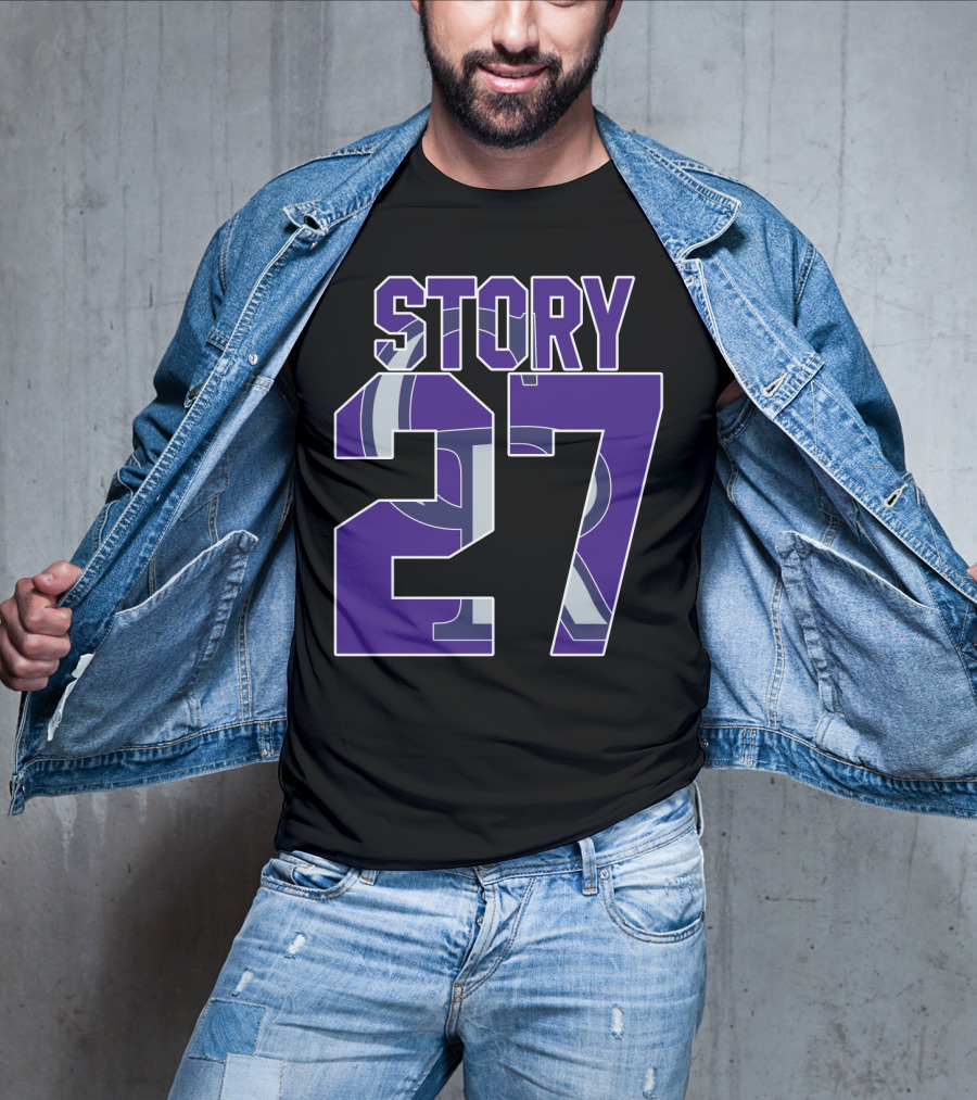 Colorado Rockies Story 27 Player Number T-Shirt