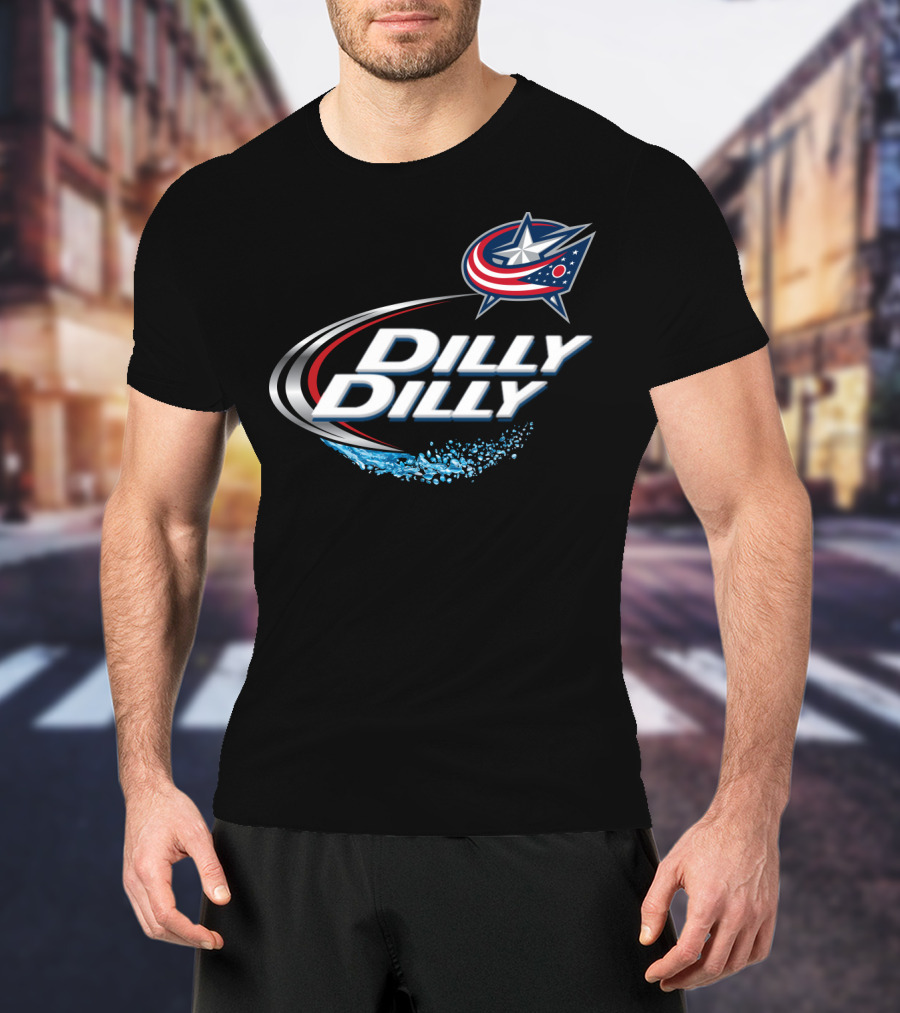 Columbus Blue Jackets Dilly Dilly Fan NHL Hockey T-Shirt
