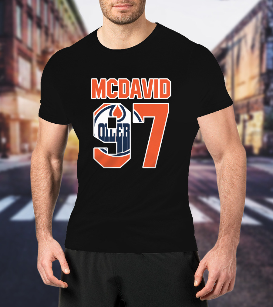 Connor McDavid 97 Edmonton Oilers NHL T-Shirt