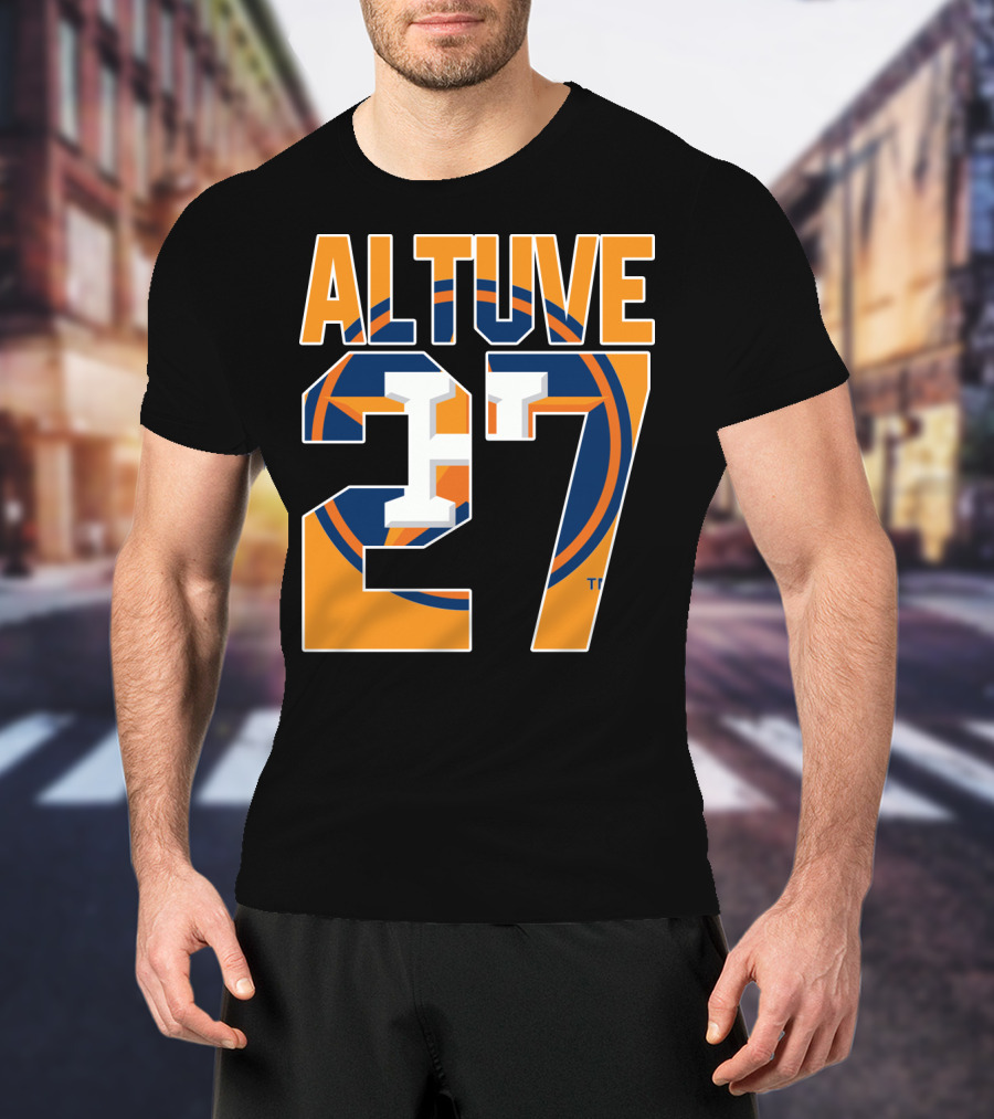 Altuve 27 Houston Astros Baseball T-Shirt