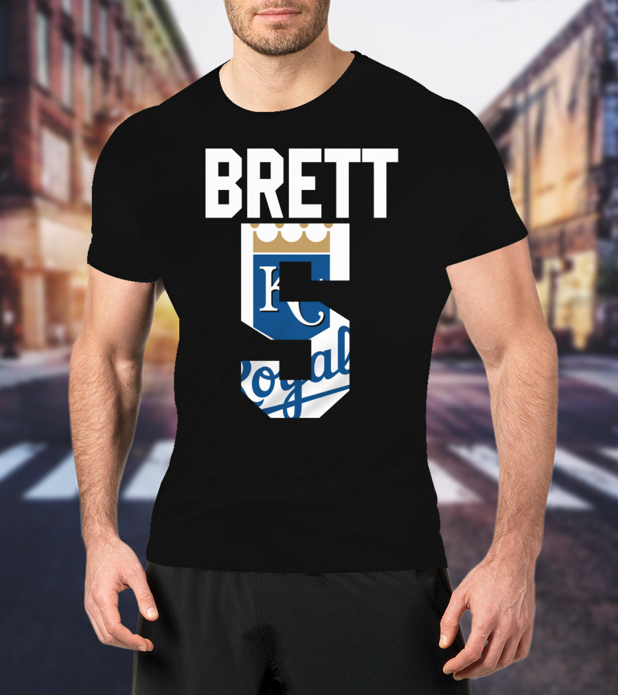 George Brett Kansas City Royals Number 5 KC Royals T-Shirt