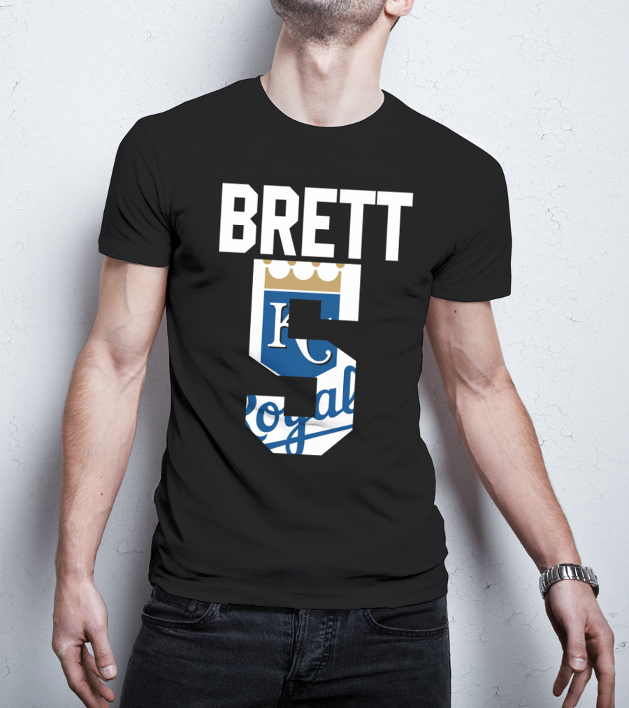 George Brett Kansas City Royals Number 5 KC Royals T-Shirt