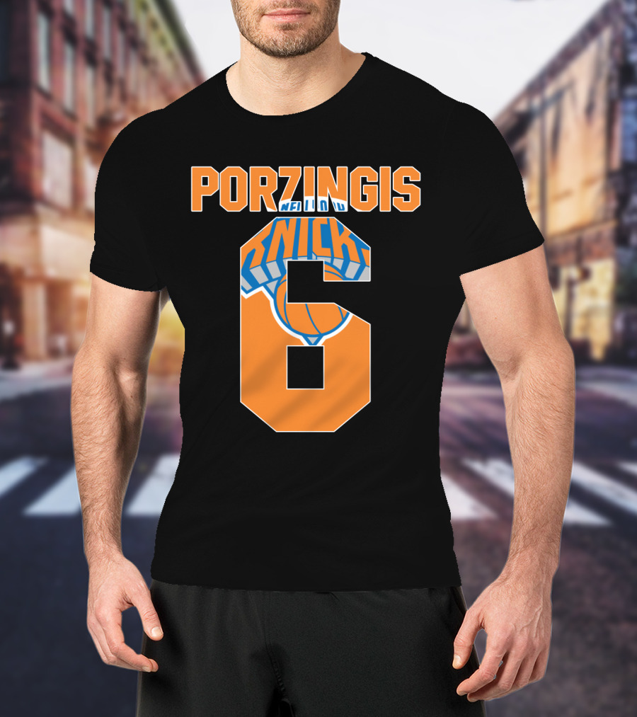 Porzingis New York Knicks Nba T-Shirt