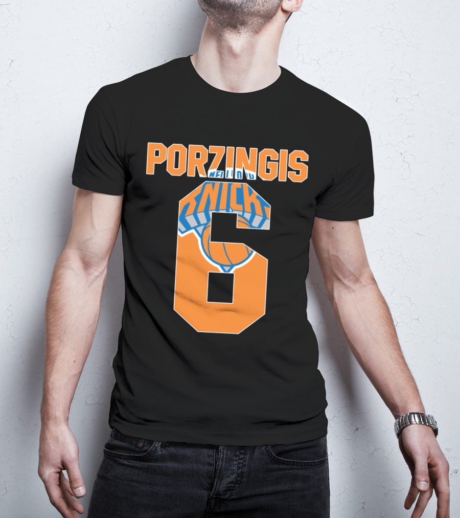 Porzingis New York Knicks Nba T-Shirt