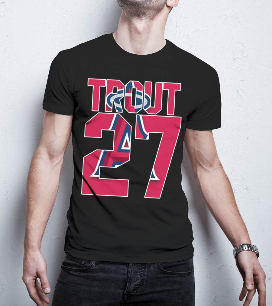 Trout 27 Los Angeles Angels T-Shirt