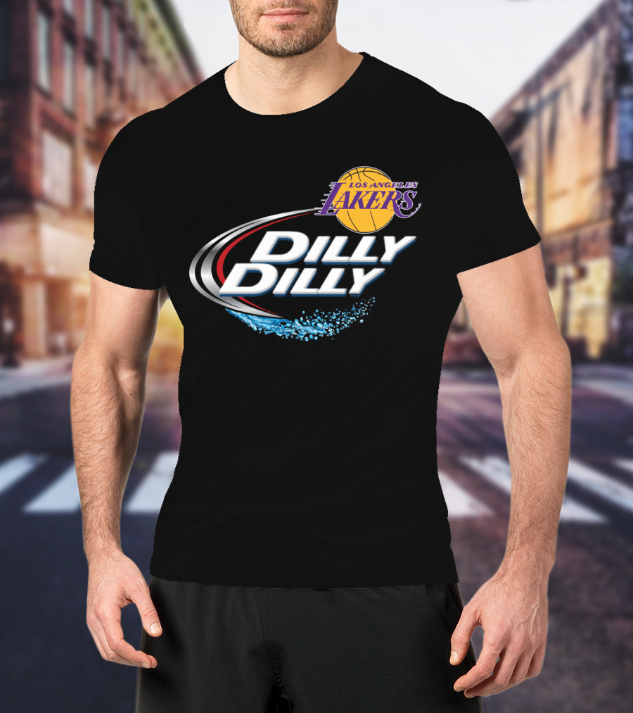 Los Angeles Lakers Dilly Dilly Fan Celebration Basketball T-Shirt