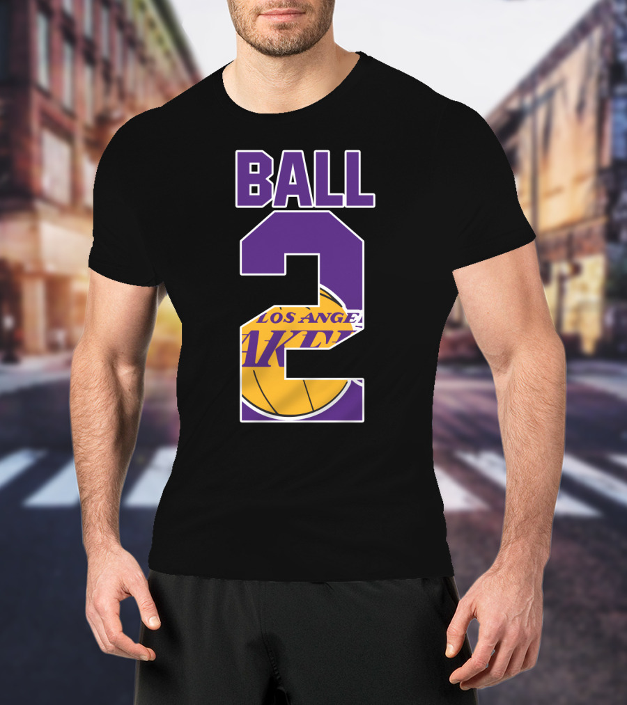 Los Angeles Lakers Lonzo Ball 2 T-Shirt
