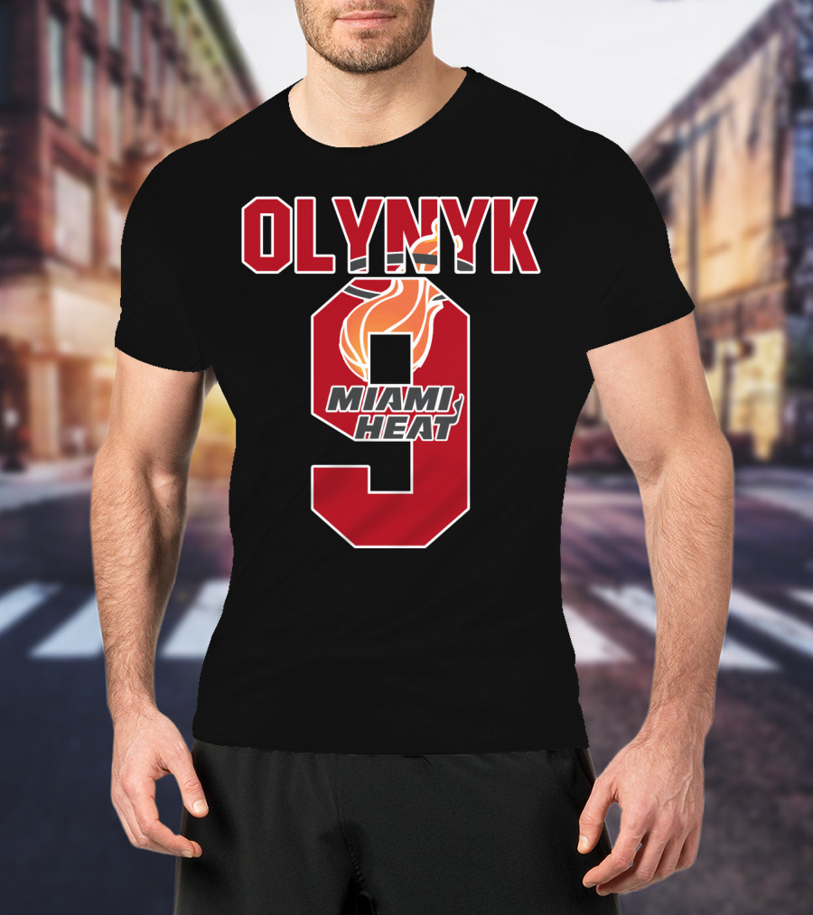 Olynyk 9 Miami Heat T-Shirt