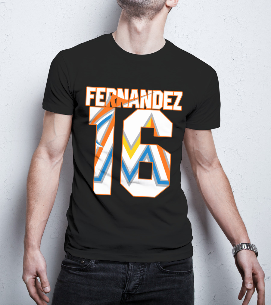 Fernandez 16 Miami Marlins T-Shirt