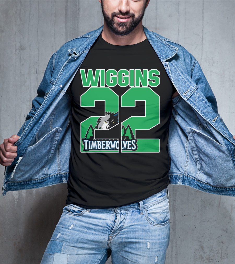 Wiggins 22 Minnesota Timberwolves T-Shirt