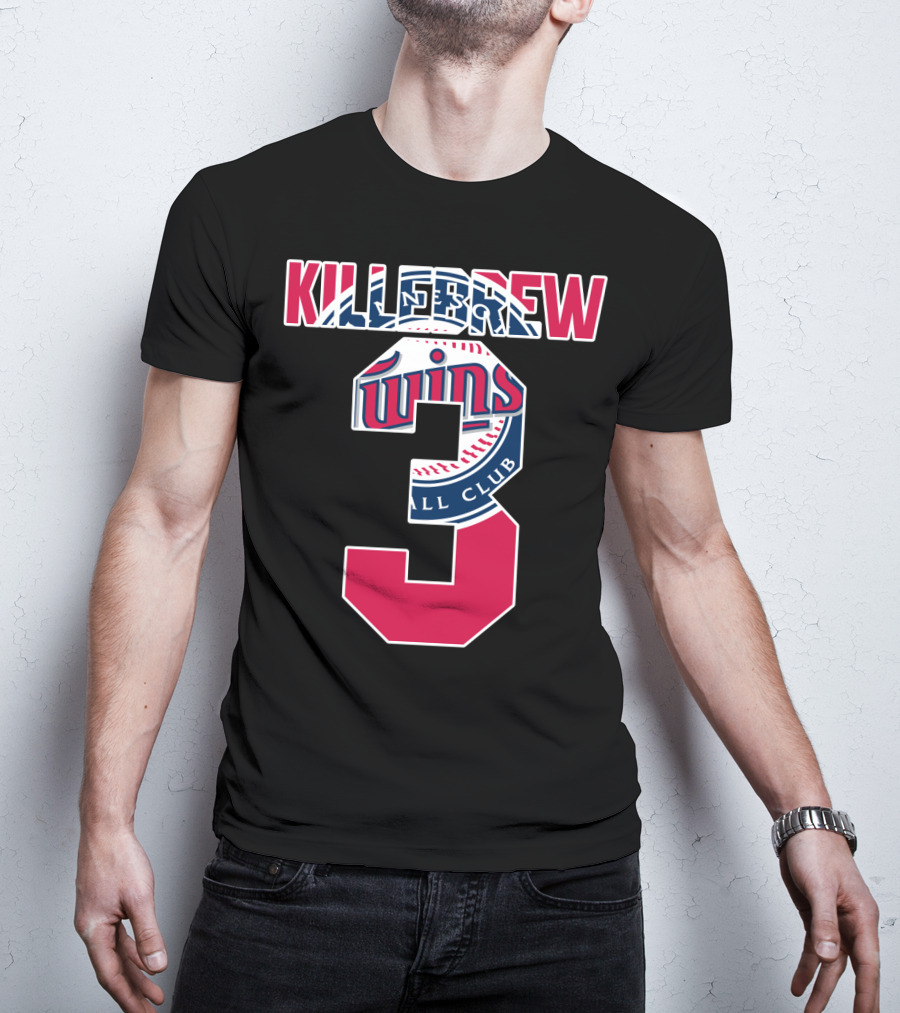 Killebrew Minnesota Twins Number 3 Baseball T-Shirt