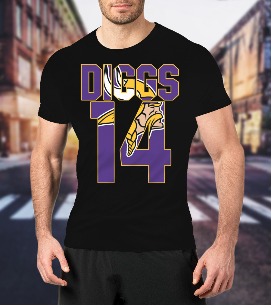 Minnesota Vikings Stefon Diggs 14 Jersey T-Shirt