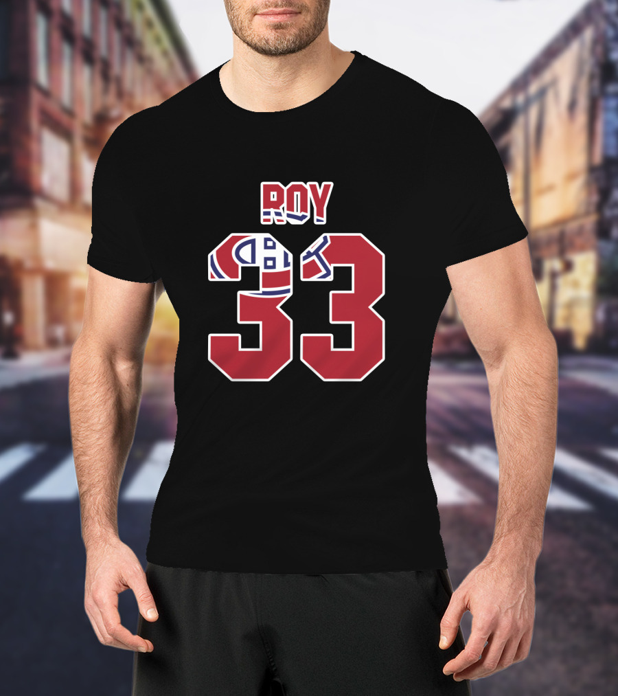 Montreal Canadiens Roy 33 NHL Hockey Fans T-Shirt