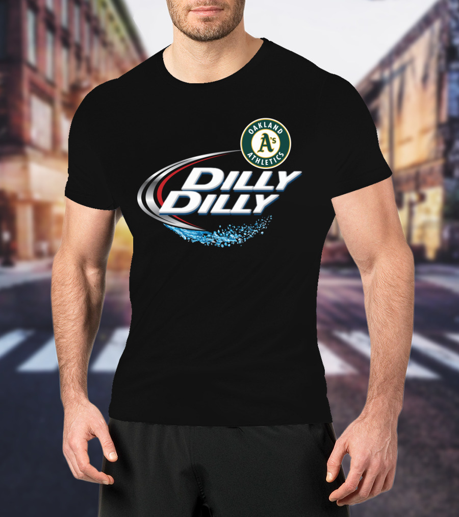 Oakland Athletics Dilly Dilly Fast Splash Logo T-Shirt