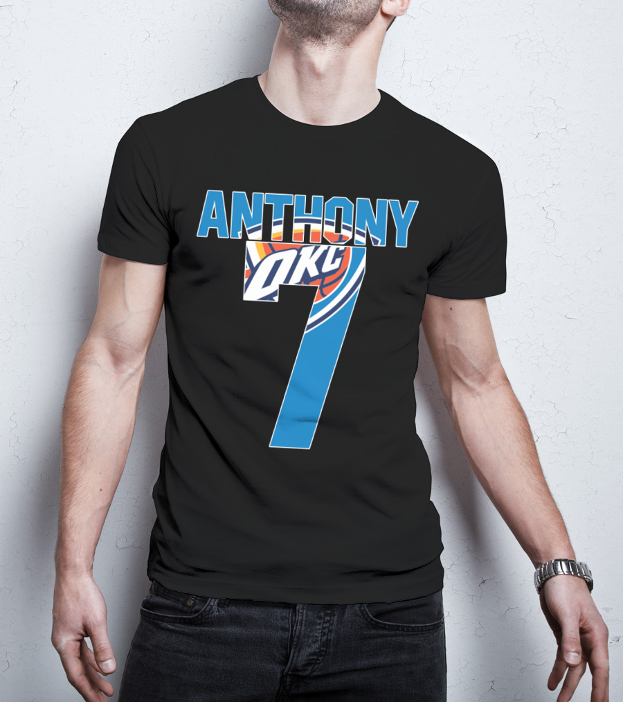 Oklahoma City Thunder Carmelo Anthony 7 Nba Okc T-Shirt