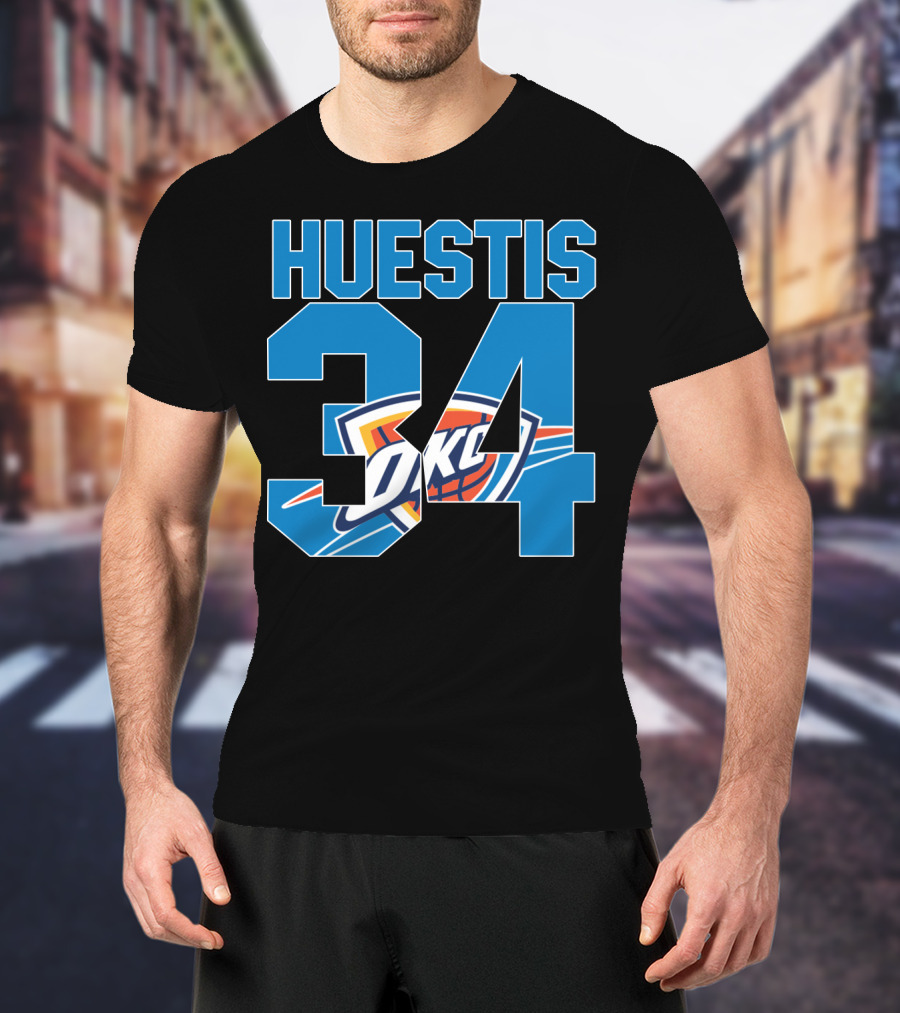 Huestis 34 Okc Oklahoma City Thunder Nba T-Shirt