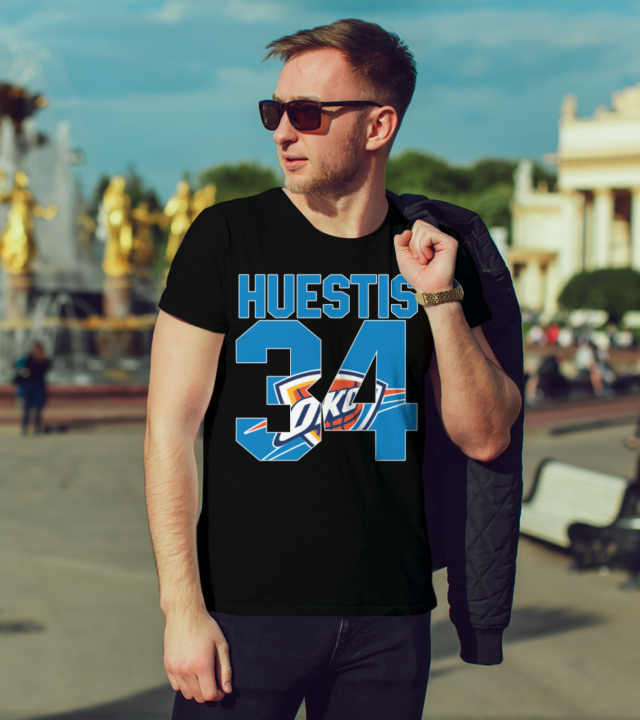Huestis 34 Okc Oklahoma City Thunder Nba T-Shirt