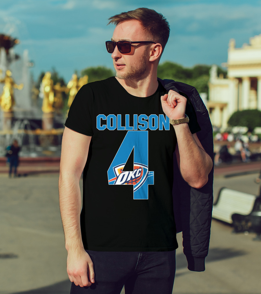 Collison 4 Okc Thunder Nba T-Shirt