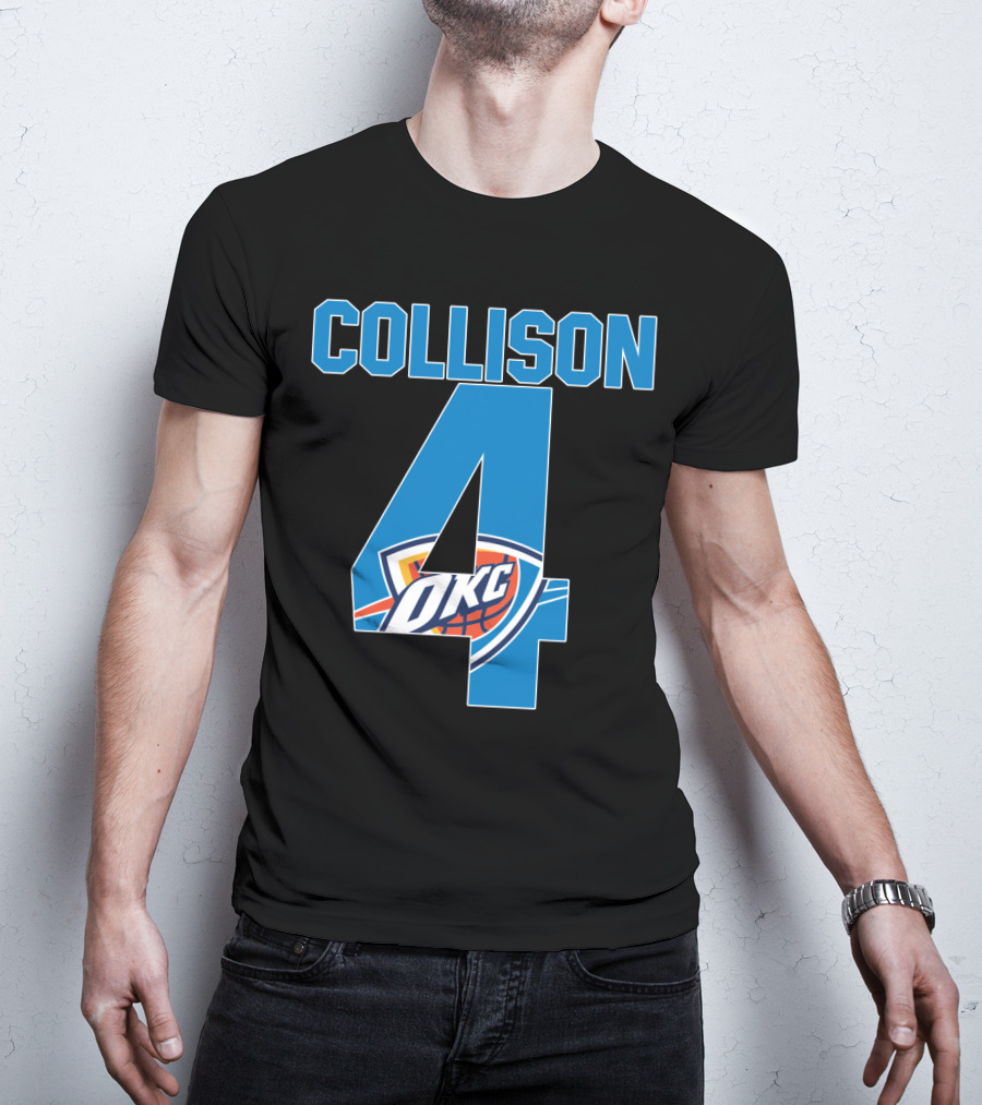 Collison 4 Okc Thunder Nba T-Shirt