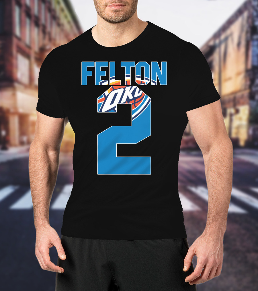 Oklahoma City Thunder Raymond Felton 2 Nba Okc Basketball T-Shirt