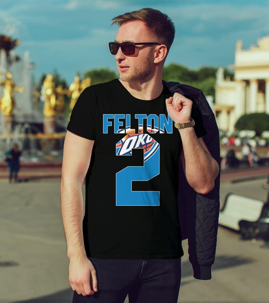 Oklahoma City Thunder Raymond Felton 2 Nba Okc Basketball T-Shirt