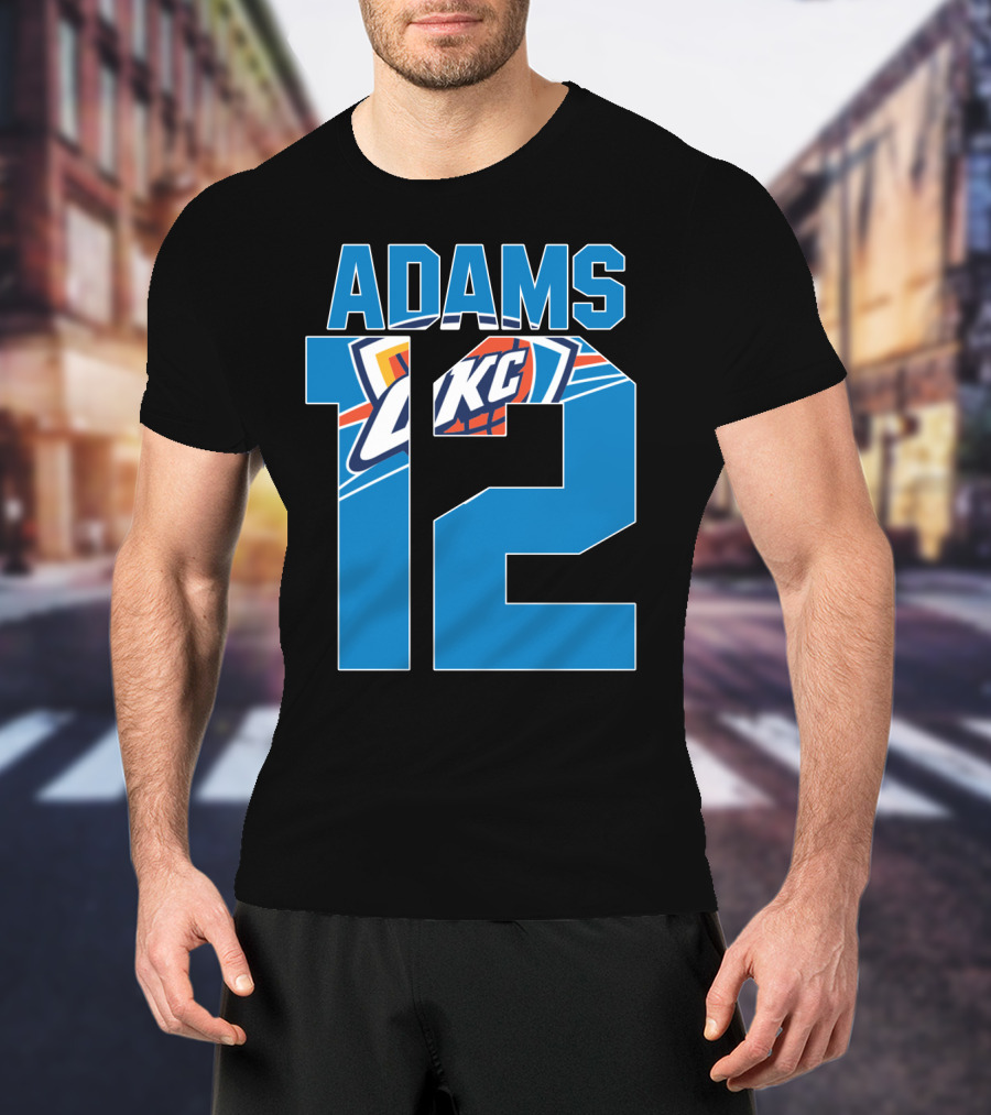 Adams 12 Okc Thunder Nba T-Shirt