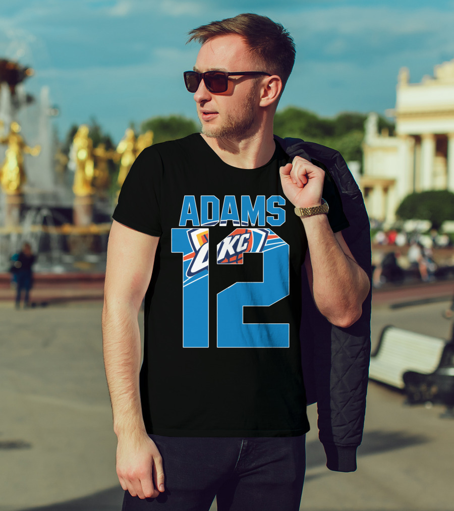 Adams 12 Okc Thunder Nba T-Shirt