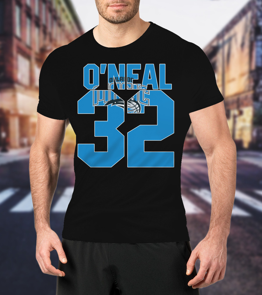 Orlando Magic Shaquille O'neal 32 Nba Basketball T-Shirt