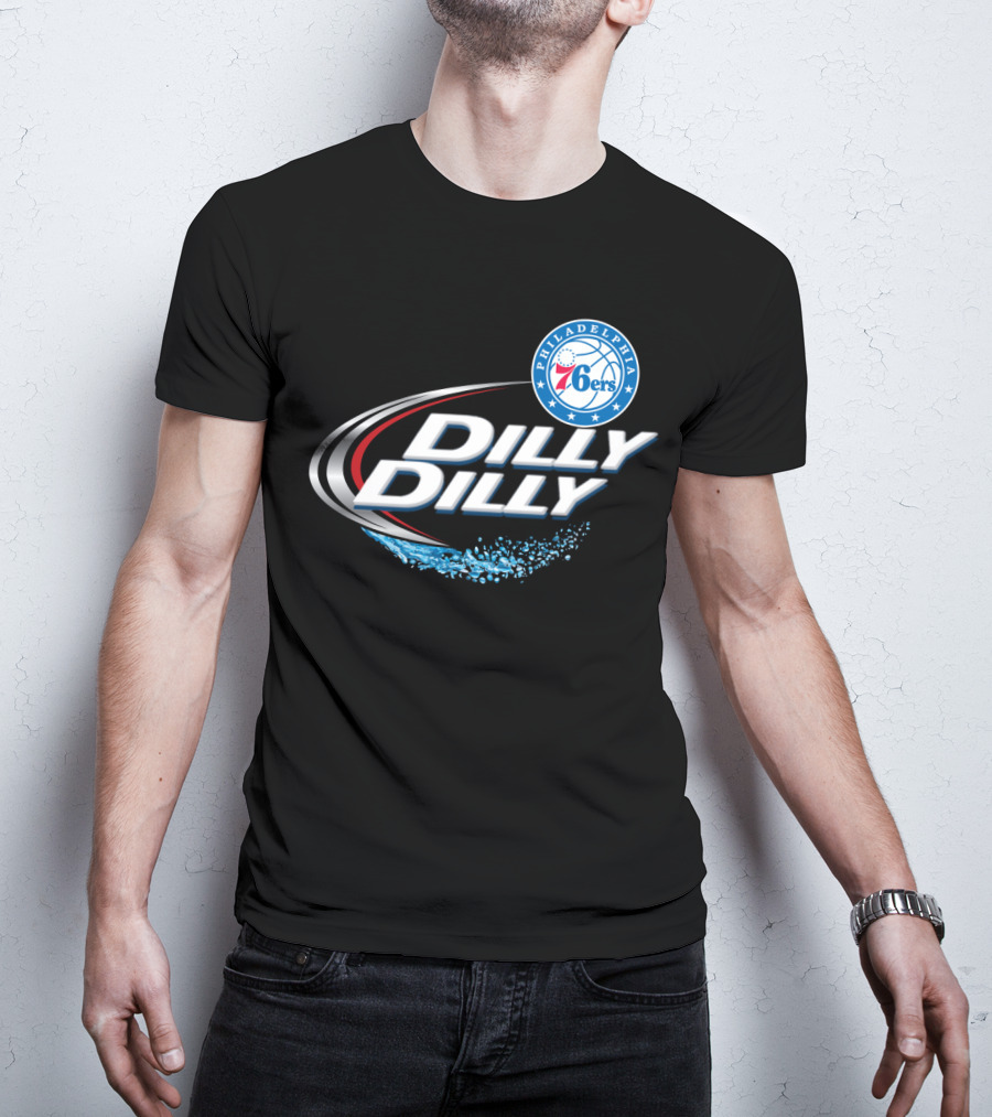 Philadelphia 76ers Dilly Dilly Splash Fans T-Shirt