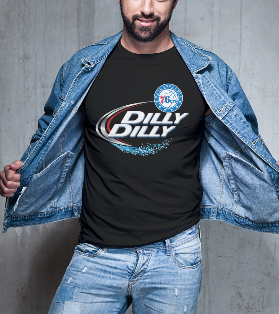 Philadelphia 76ers Dilly Dilly Splash Fans T-Shirt