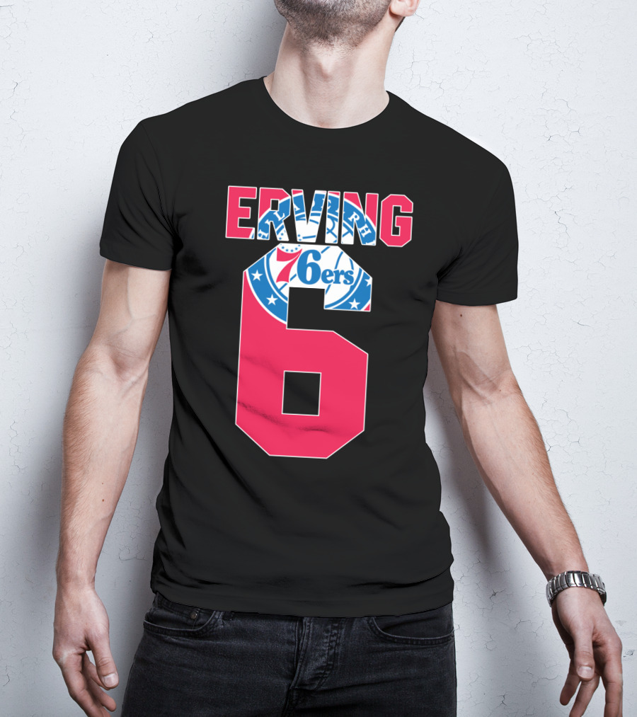 Philadelphia 76ers Erving 6 Nba T-Shirt