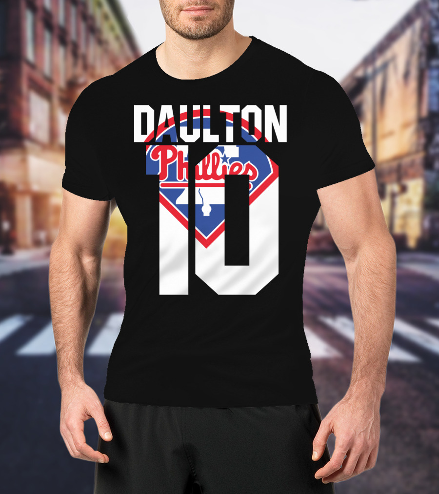 Philadelphia Phillies Daulton 10 Baseball T-Shirt