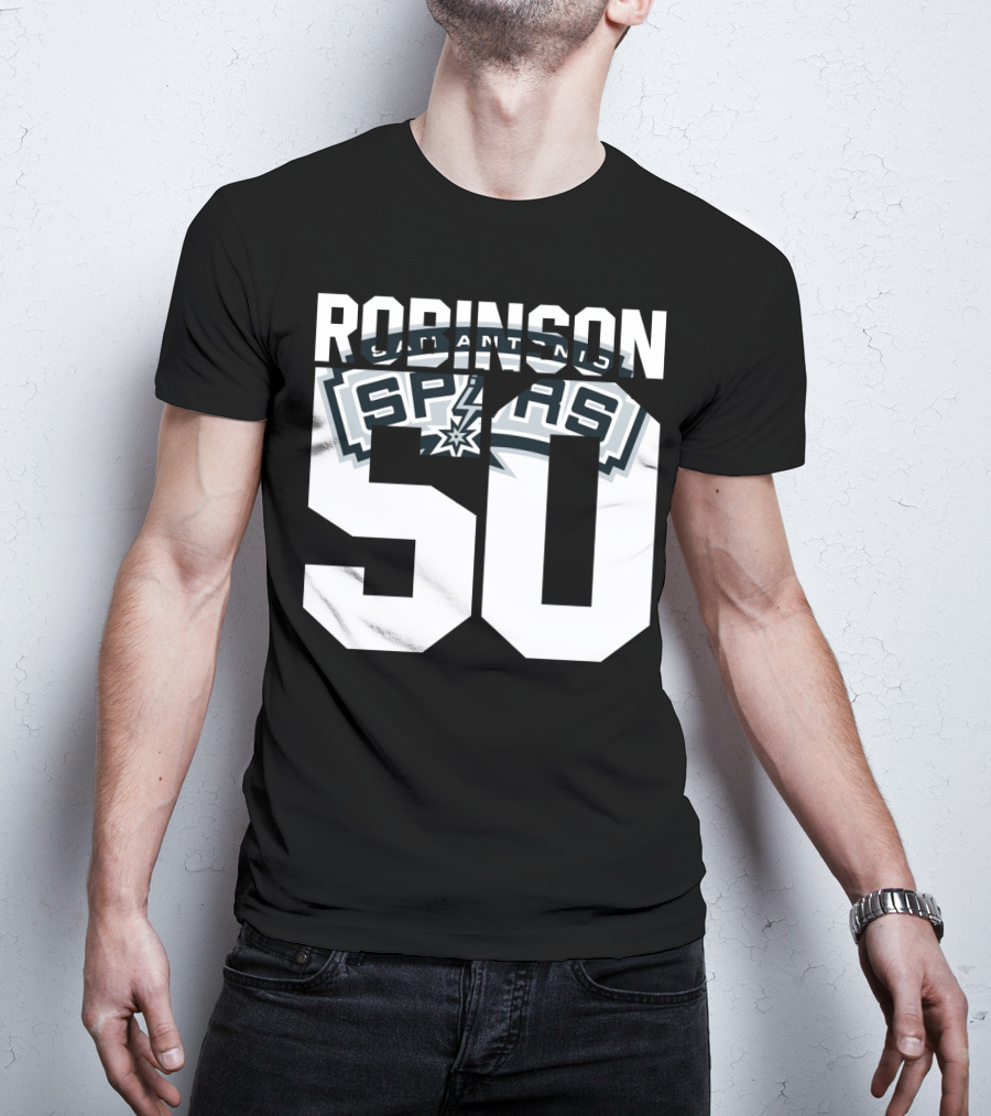 David Robinson 50 San Antonio Spurs Nba T-Shirt