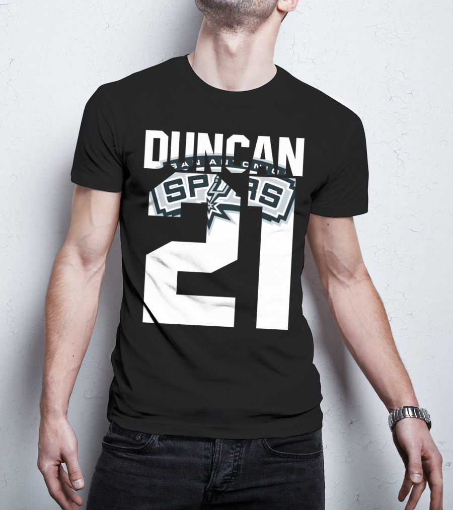 San Antonio Spurs Duncan 21 Nba T-Shirt
