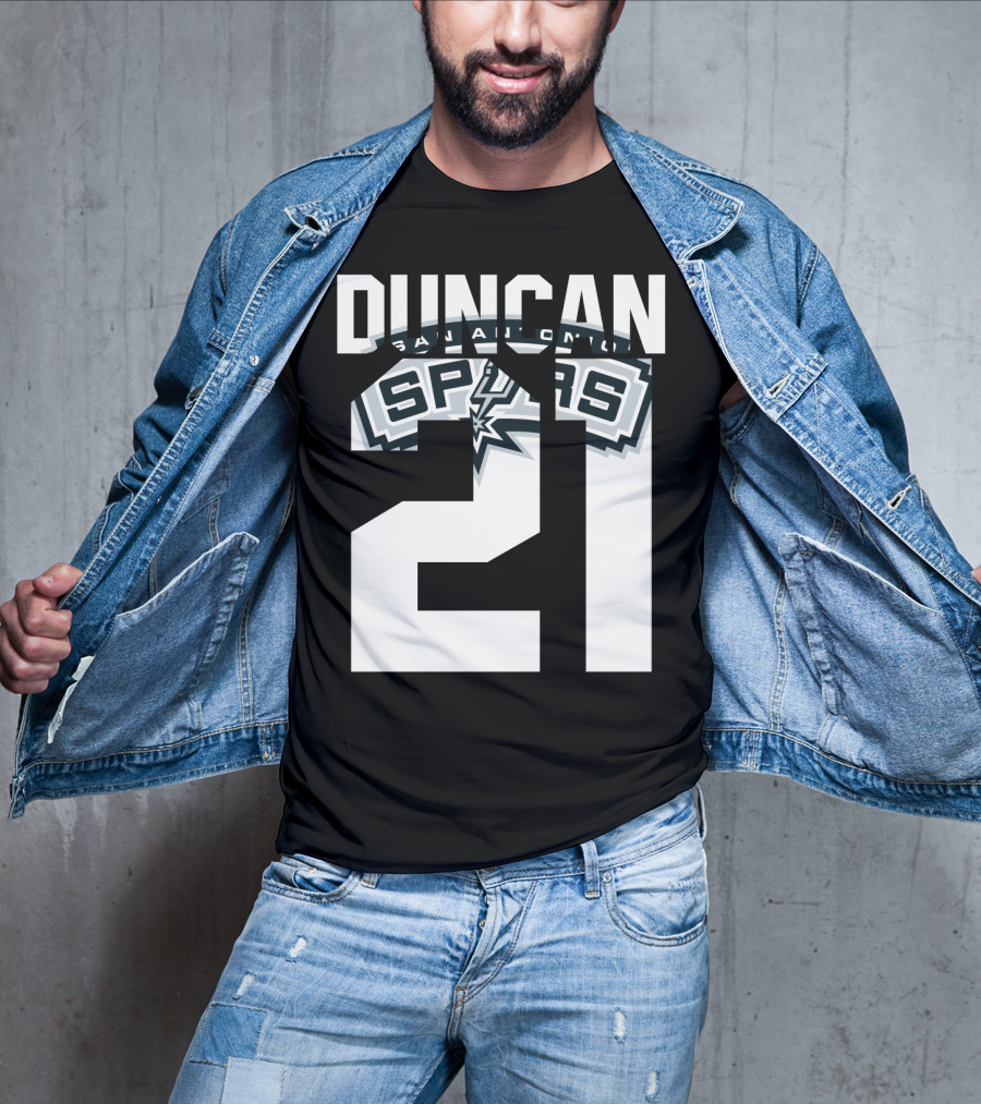 San Antonio Spurs Duncan 21 Nba T-Shirt