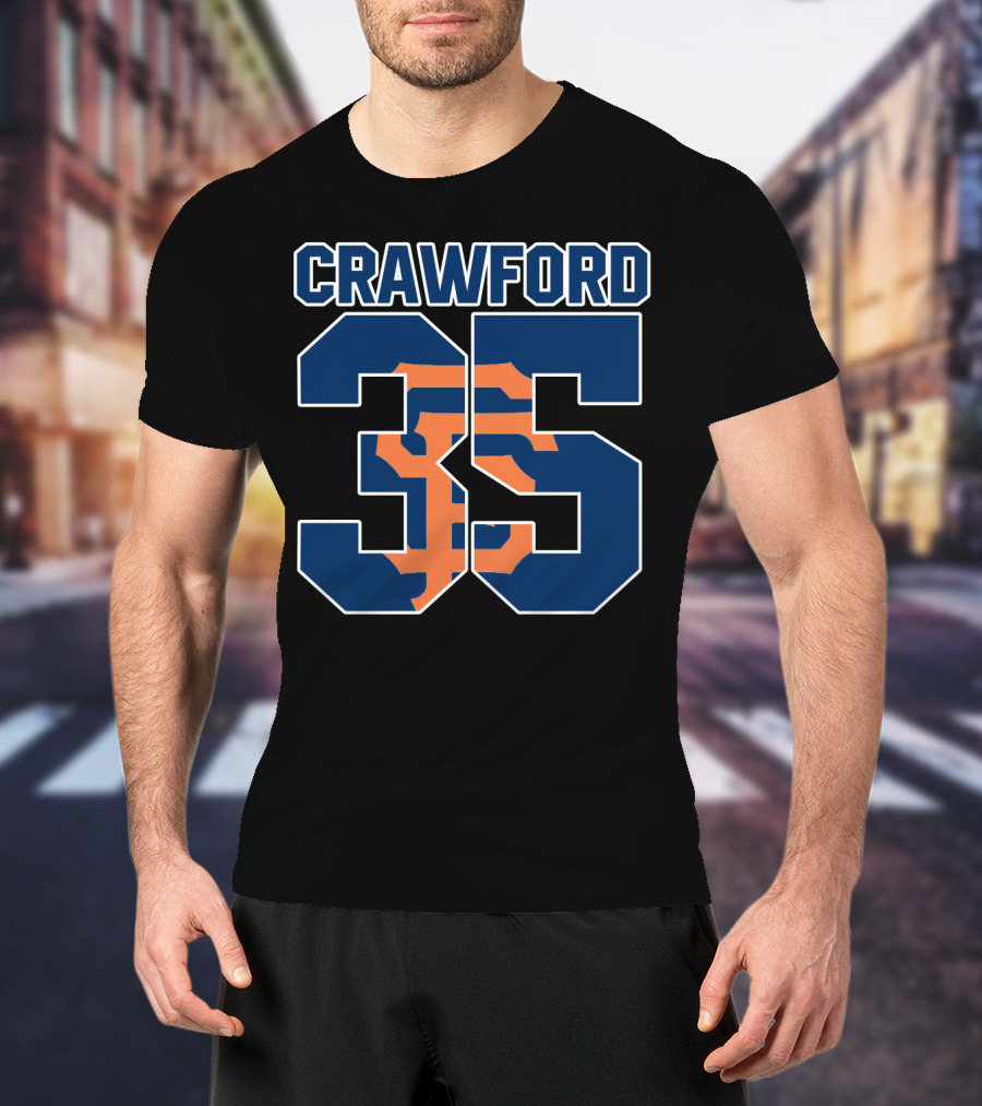 San Francisco Giants Brandon Crawford 35 T-Shirt