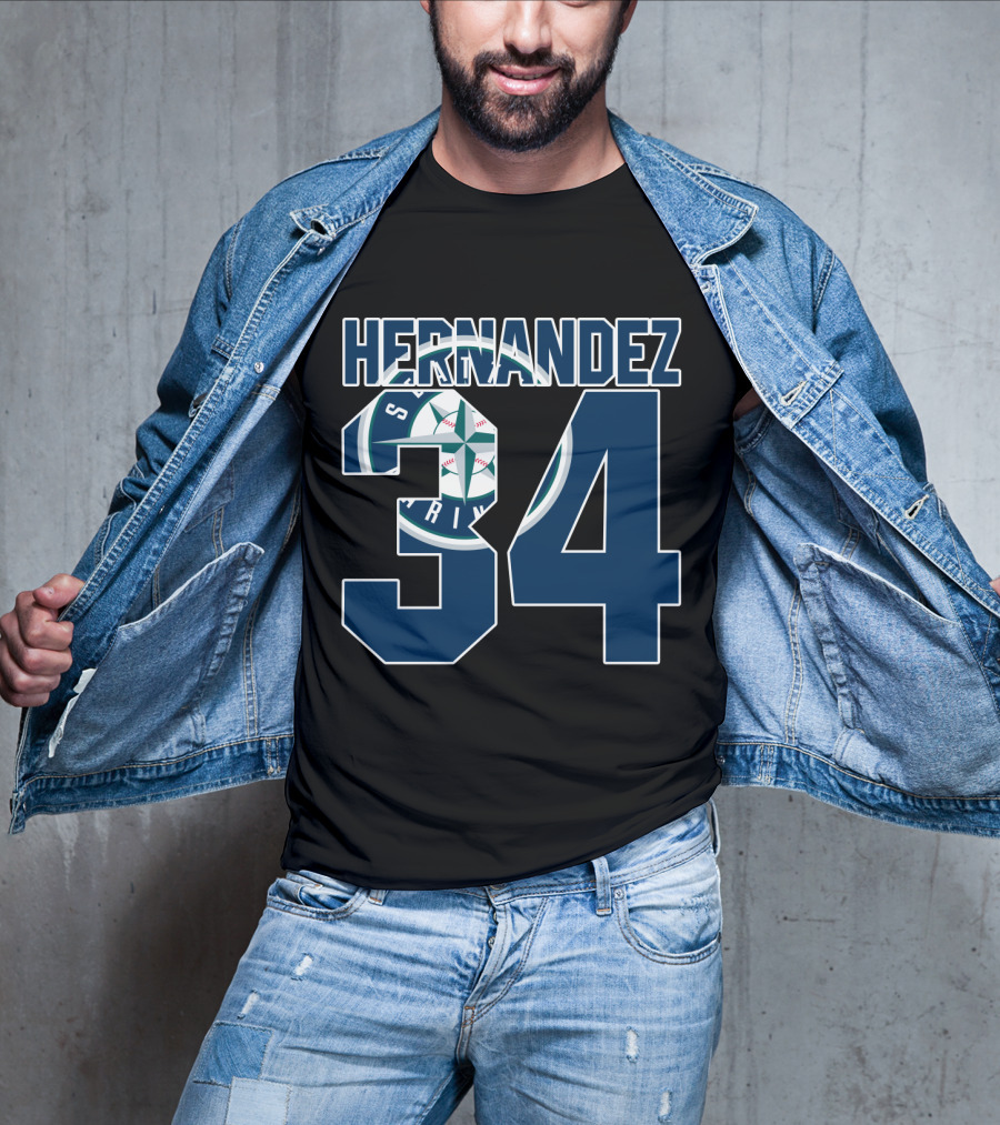Seattle Mariners Hernandez 34 T-Shirt