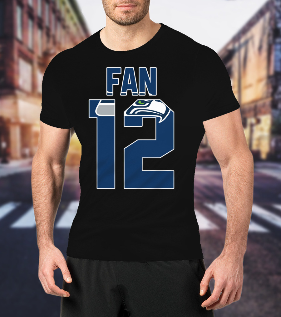 Seattle Seahawks Fan 12 Jersey T-Shirt