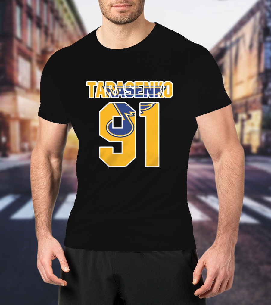 St Louis Blues Tarasenko 91 NHL Hockey Jersey T-Shirt