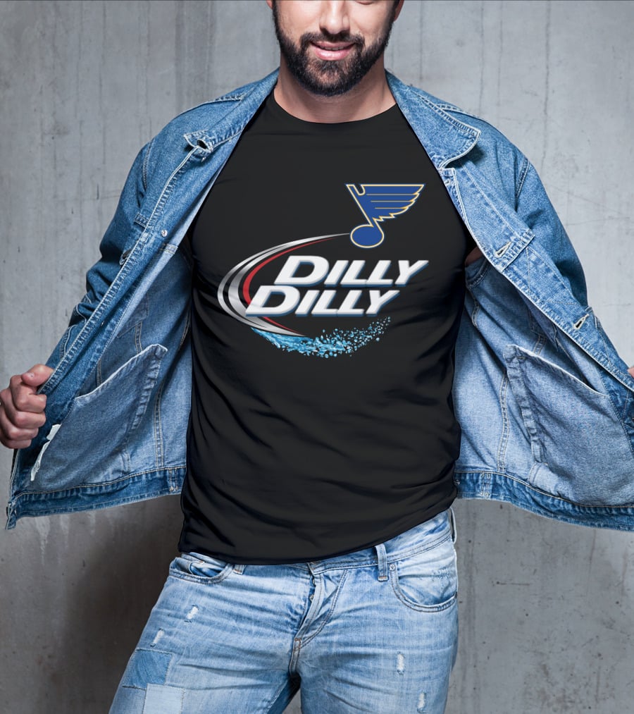 St. Louis Blues Dilly Dilly NHL Fan Logo Hockey T-Shirt