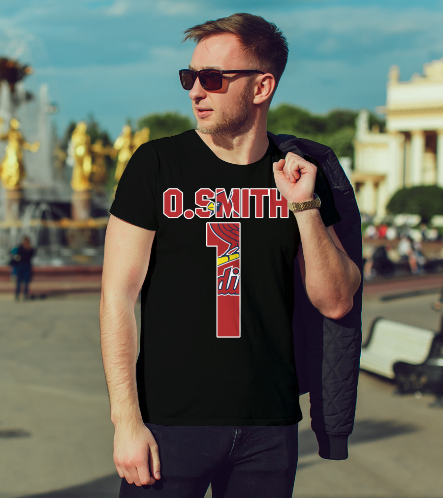 O. Smith 1 St. Louis Cardinals Jersey T-Shirt