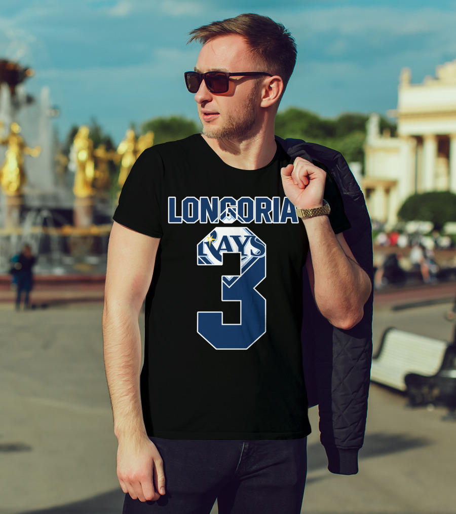 Longoria 3 Tampa Bay Rays T-Shirt