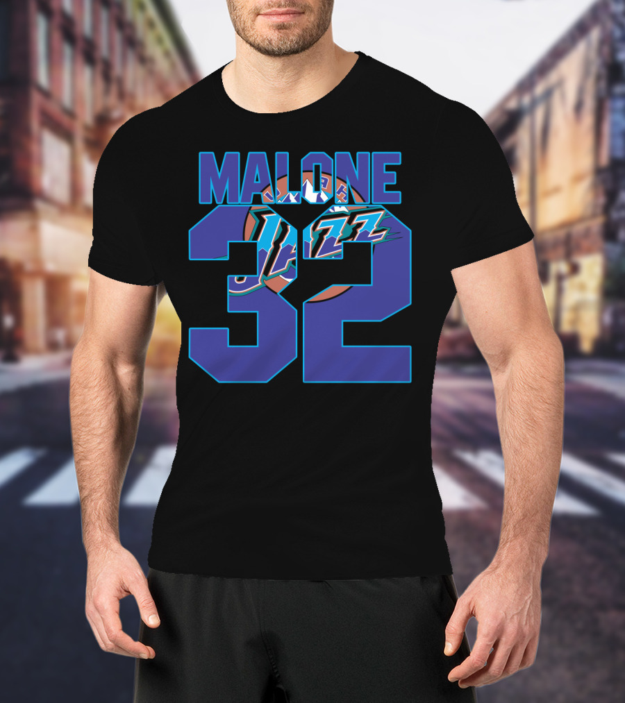 Utah Jazz Malone 32 Nba Basketball Classic T-Shirt