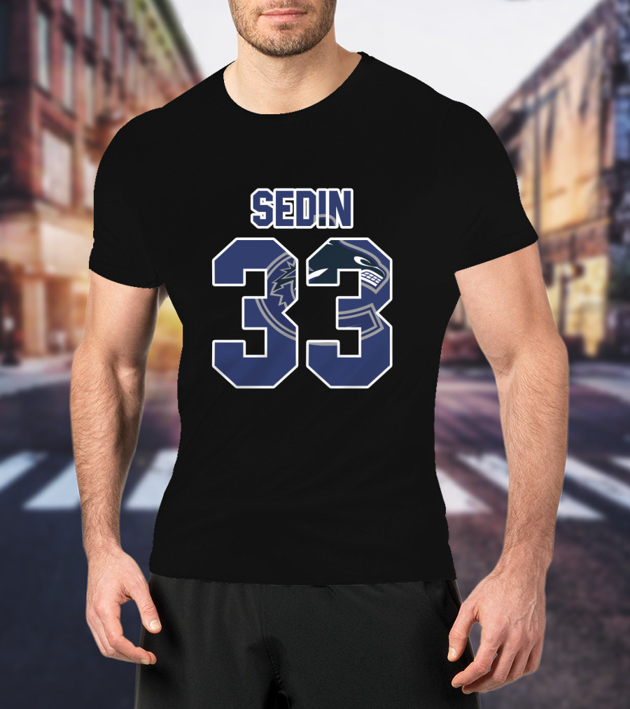Vancouver Canucks Henrik Sedin 33 Nhl T-Shirt