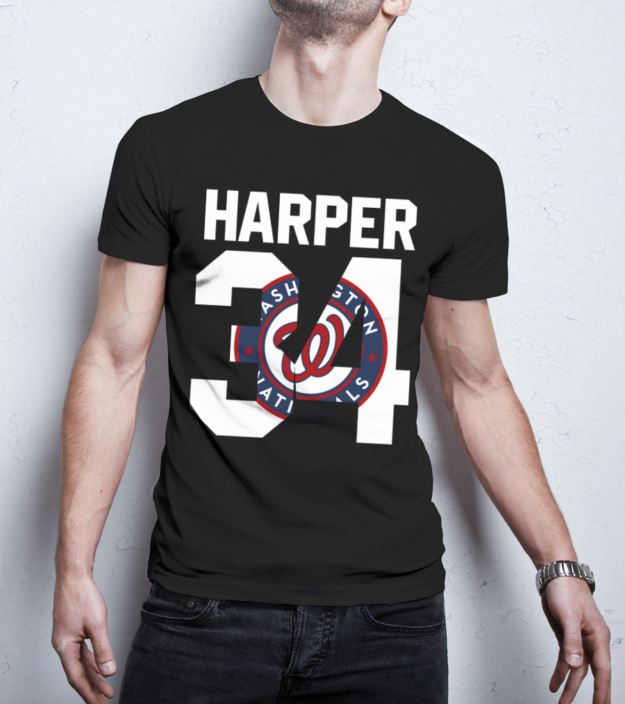 Harper 34 Washington Nationals T-Shirt